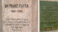 Prijatelja Franz Kafka (1883-1924)  in Max Brod (1884-1968) sta 
soseda na judovskem  pokopališču v Pragi.