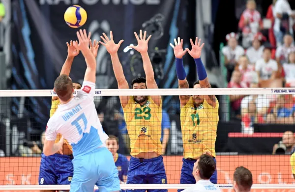 Brazilci so bili previsoka ovira za Slovence v boju za bron na 
svetovnem prvenstvu. 