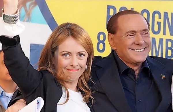 Italijanski koalicijski trojček, Giorgia Meloni, Silvio Berlusconi in 
Matteo Salvini
