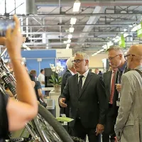 Motoristične predelave koprske STŠ si je ogledal tudi gospodarski 
minister Matjaž Han.