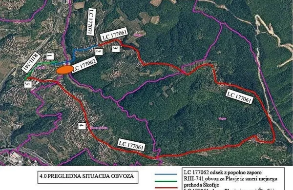 Konec tedna oviran promet na cesti Plavje&ndash;Spodnje &Scaron;kofije