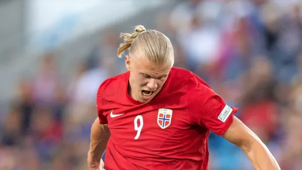 Norveški zvezdnik  Erling Haaland.