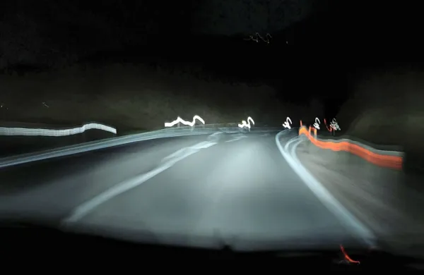 Ljubljančan s porschejem skozi Srga&scaron;e 153 na uro