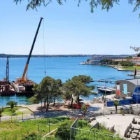 Pomol, ki ga gradijo v Portorožu, bo služil tudi študentom. 