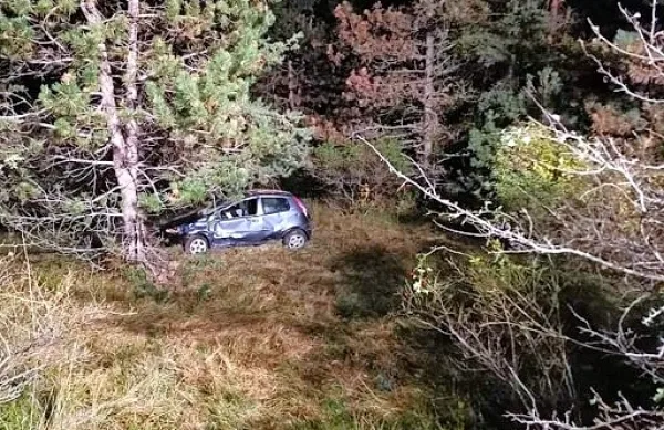 Torkova vožnja se je za 44-letnika predčasno končala pred Knežakom.