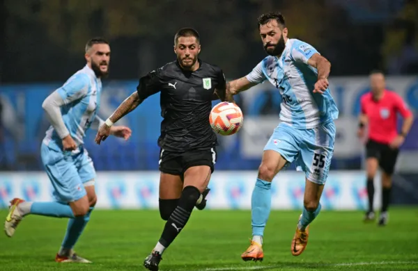 Denis Cerovec (55) je imel na nogi eno velikih novogoriških 
priložnosti za gol.