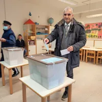 Svoj glas je že oddal ankaranski župan Gregor Strmčnik