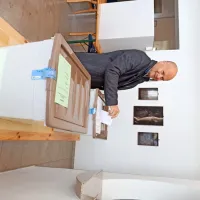 Rok Filipič se prvič poteguje za župana Občine Šempeter-Vrtojba. 
Dopoldne je svoj glas oddal v Vrtojbi. (Foto: Ana Cukijati)