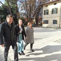 Milan Turk se poteguje za četrti mandat župana Občine Šempeter-Vrtojba. Volitev se je udeležil z družino. (Foto: Ana Cukijati)