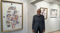  V Pavlovčevi galeriji v Ilirski Bistrici je Šajn na ogled postavil doslej še nerazstavljena dela iz ciklusa Vešče.    