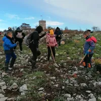 Prostovoljci iz vse Slovenije so oživljali Kras