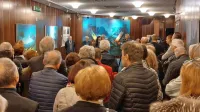  Otvoritev razstave je v  Kulturni dom Gorica pritegnila veliko 
obiskovalcev. 