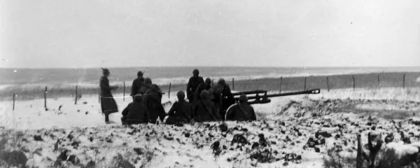 Prizor z vzhodne fronte 10. januarja 1943.