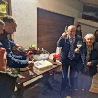 Zagotovo največja Mužičeva podpornica je vseh teh letih županovanja njegova žena Jožica (desno).