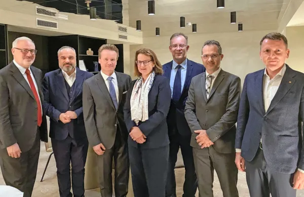 Predsednik Združenja industrialcev Avstrije v Luki Koper