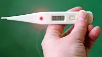 Okužbo z gripo spremlja  med drugim visoka telesna temperatura vsaj dva do 
tri dni.  
