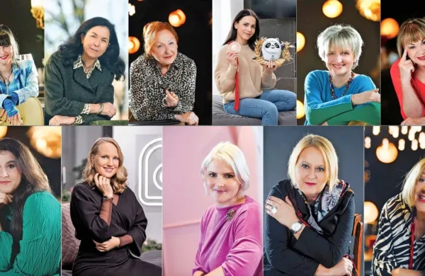 Za naslov Slovenka leta kandidira enajst izjemnih Slovenk: (zgoraj 
z leve) Matea Benedetti, Maja Čemažar, Katja Bašič, Gloria Kotnik, 
Dušanka Zabukovec, (spodaj z leve) Živa Ploh Peršuh, Urška Sršen, 
Suzana Anžur, Tatjana Pirc in Milena Zupančič    