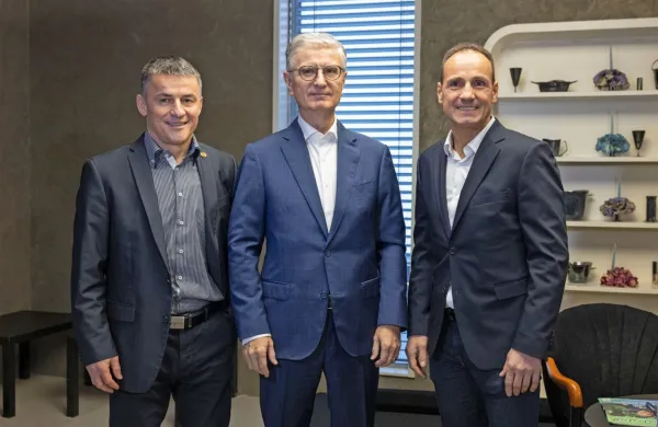 Z leve: Janez Sodržnik, Franjo Bobinac in Tomaž Barada