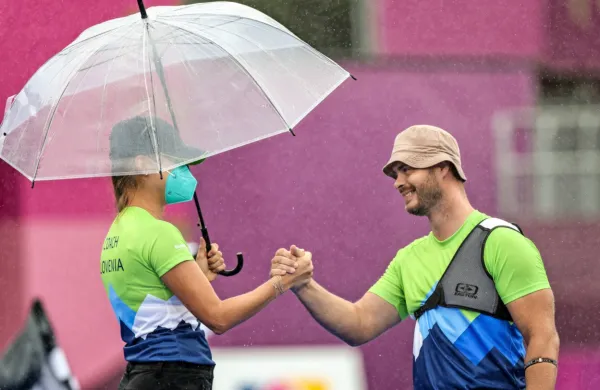 Dejan Fabčič po dobro opravljeni olimpijski nalogi v Tokiu.
