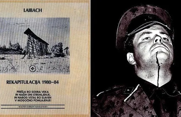 Kozolec, na katerem je Tomaž Hostnik končal svoje življenje, je našel  svoje mesto na naslovnici Laibachovega albuma Rekapitulacije (1980-1984).