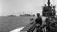 Italijanska mornarica na Sredozemskem morju junija 1943 pred izkrcanjem zavezniških sil na Siciliji. 