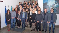 Samo Turel je v četrtek popoldne uradno postal župan, potrdili so tudi mandate mestnim svetnikom (na fotografiji), včeraj  pa se je prvič sestal 
z zaposlenimi v občinski upravi. 