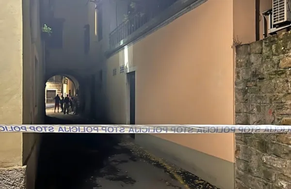 Na kraju eksplozije so policisti in kriminalisti.