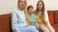 Margarita Pavlenko s hčerko Anno in sinom Kirilom.