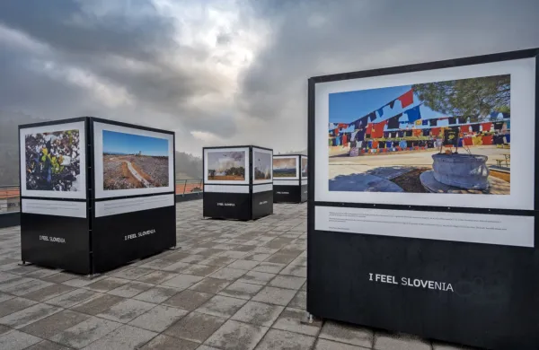Na platoju pred vhodom v Park vojaške zgodovine v Pivki bo vse 
do septembra na ogled fotografska razstava, posvečena požaru na 
Krasu. 