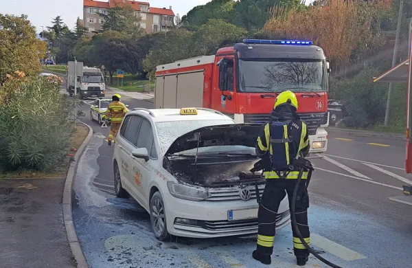Zagorelo pri akumulatorju