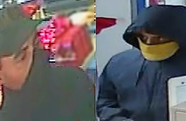 Na levi ropar bencinskega servisa na Vojkovi cesti v Novi Gorici, 
desno pa ropar  bencinskega servisa na Cesti  IX.  korpusa v 
Solkanu