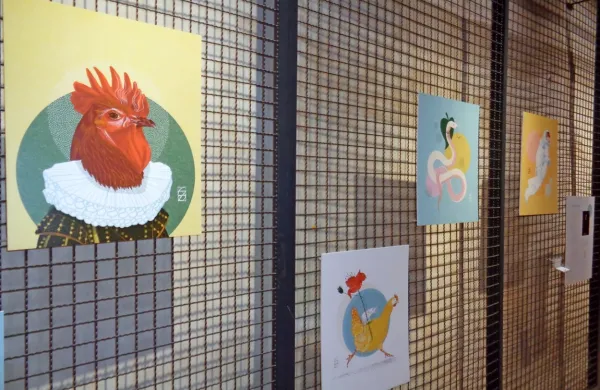 Razstava oblikovalke in ilustratorke Žane &Scaron;uran v Mali loži