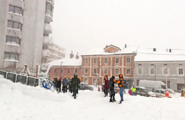 Postojna v snegu