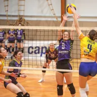 Ankarančanka Anastazija Žnidar ni uspela ustaviti najučinkovitejše igralke na tekmi Polone Frelih (Gen-I Volley, 4).