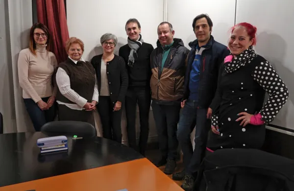 Svetniki KS mesto Idrija: Damjana Žonta, Samo Kofol, Ivan 
Erjavec, Iztok Vončina, Metka Fortuna, Dragica Basile in Polona 
Lampe (od desne).