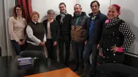 Svetniki KS mesto Idrija: Damjana Žonta, Samo Kofol, Ivan 
Erjavec, Iztok Vončina, Metka Fortuna, Dragica Basile in Polona 
Lampe (od desne).
