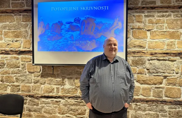 Andreju Vojetu delo s podvodnimi arheologi ni tuje.
