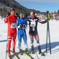 Zmagovalce na 21 kilometrski progi - Matica Grošlja (TSK Idrija), 
Marka Tratnika (Modri dirkač) in Anžeta Obrezo (Tribute team) je 
ob času 54:14 ločila sekunda.