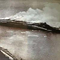  Rex je ob koncu druge svetovne nasedel med Izolo in Koprom, potem ko so ga raketirale britanske 
zračne sile.