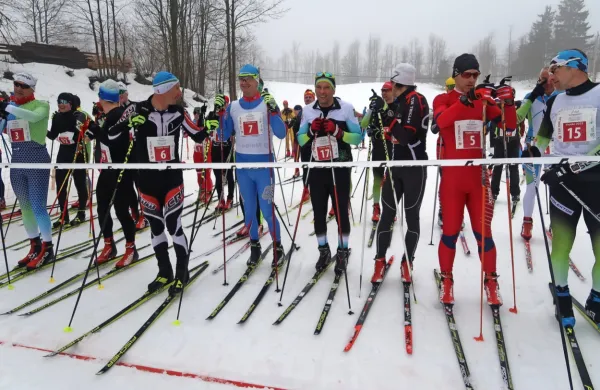 Na startu SLOvenSKI maratona  nekoliko manj - 41 tekmovalcev, a 
samih srčnih tekačev na težki 20 kilometrski progi.