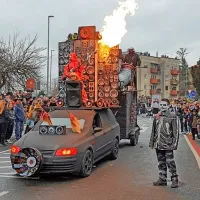 Ognjeni bistri&scaron;ki pustni spektakel (foto)
