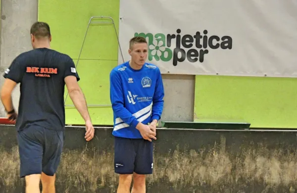 Gregor Korošec (Marjetica Koper) se je v Ljubljani zelo izkazal v 
štafetnem obračunu. 