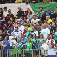 Slovenski rokometa&scaron;i v Bonifiki ugnali Črnogorce (foto)
