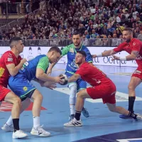 Slovenski rokometa&scaron;i v Bonifiki ugnali Črnogorce (foto)