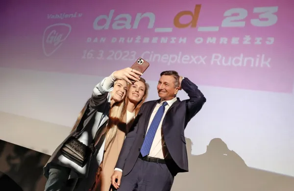 V okviru dneva družbenih omrežij, ki se je odvil danes v Ljubljani, 
je sodeloval tudi bivši predsednik republike Borut Pahor. 