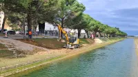 Zaradi del ob Badaševici začasno velja popolna zapora prometa na pločniku in kolesarski stezi ob 
Tomšičevi ulici.