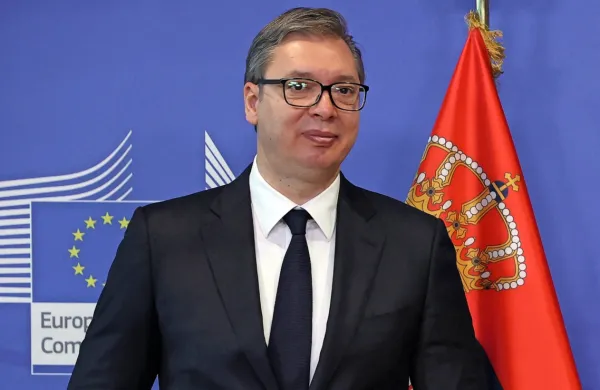 Srbski predsednik Aleksandar Vučić 