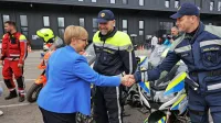 Predsednica Nataša Pirc Musar je motoristom včeraj zaupala svoja 
motoristična spoznanja.