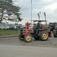 Protest kmetov je  potekal tudi v Ilirski Bistrici.
