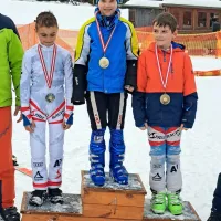 Fabien Žele je bolj kot na morju doma na snegu. 